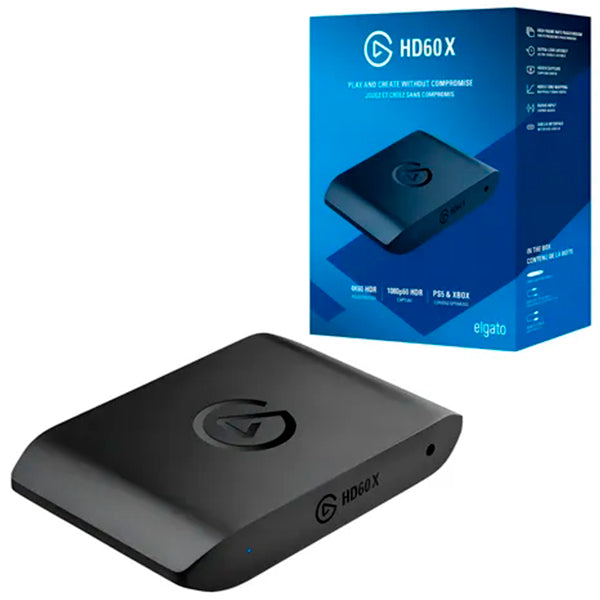 Capturadora Elgato HD60 X - 1080p60 HDR10 o 4k 60/30 FPS – Gamer