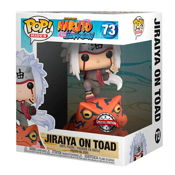 Funko POP! Naruto Shippuden #73 - Jiraiya sobre sapo. Exclusivo