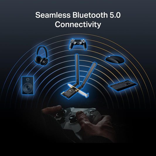 TP-Link Tarjeta WiFi PCIe para PC de escritorio - Archer T5E AC1200