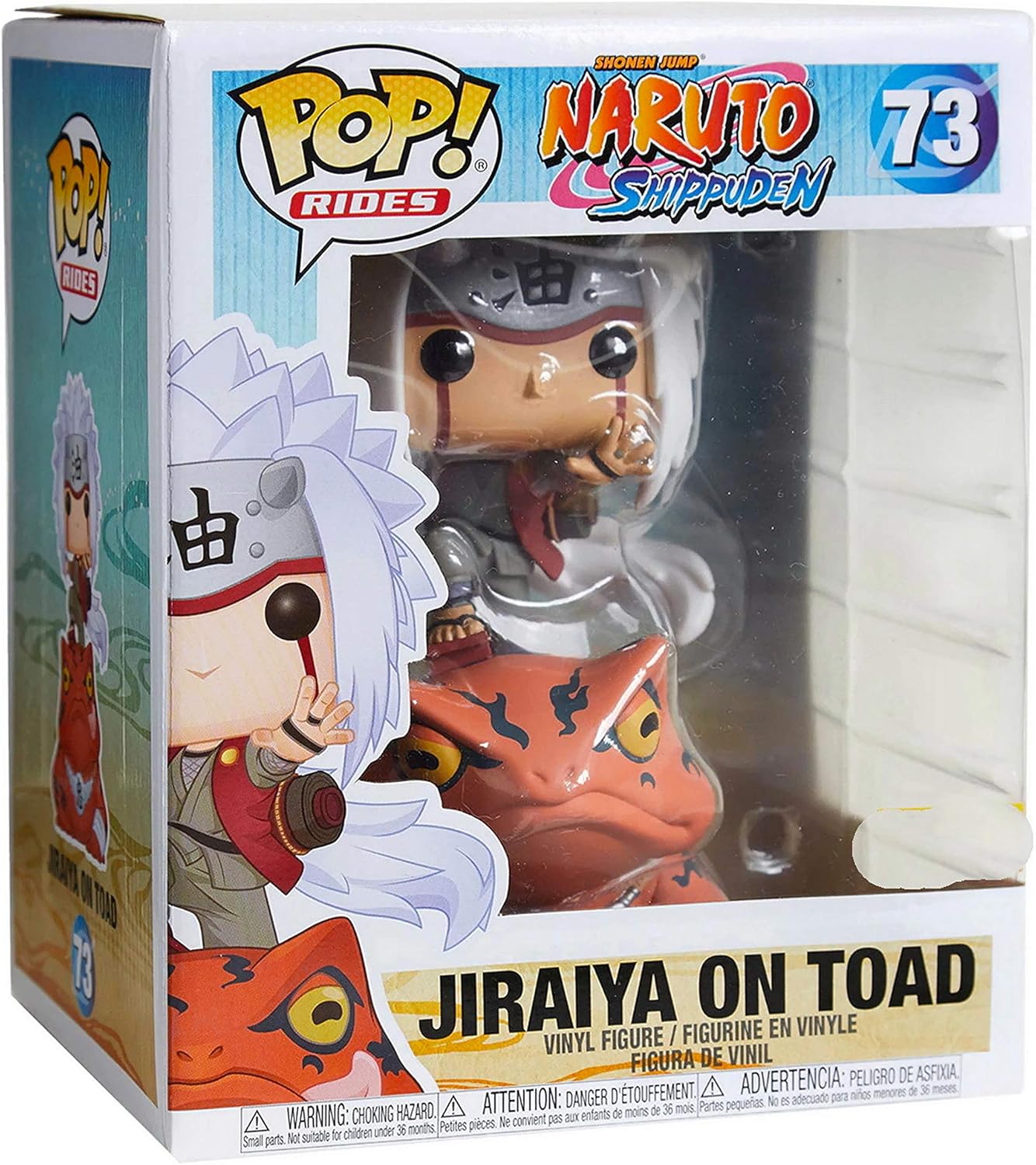 Funko POP! Naruto Shippuden #73 - Jiraiya sobre sapo. Exclusivo