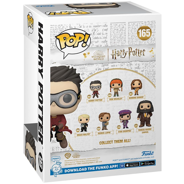 Funko POP! Harry Potter con Escoba (Quidditch) #165