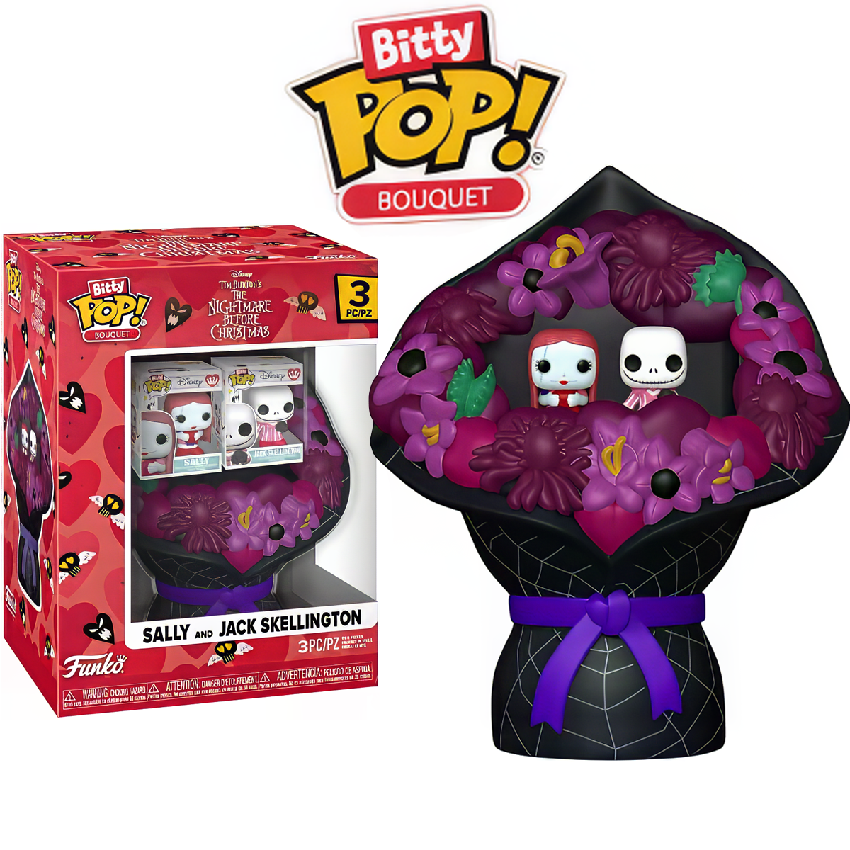 Funko Bitty Pop! Bouquet - Nightmare Before Xmas - Sally & Jack S.