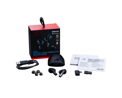 ASUS ROG Cetra True Auriculares inalámbricos para juegos, Bluetooth, Negros