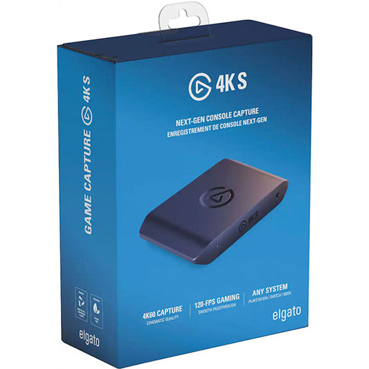 Capturadora Elgato 4K S - Tarjeta de captura externa 4K60, 1440p120 o 1080p240