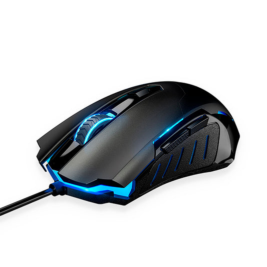 Mouse Gamer USB 7200 DPI, 7 Botones programables, RGB - WEEMSBOX