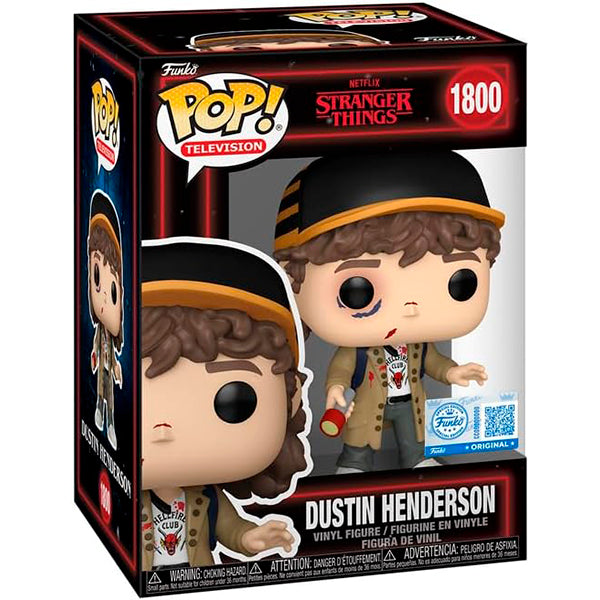 Funko Pop! Stranger Things - Dustin Henderson #1800 Exclusivo