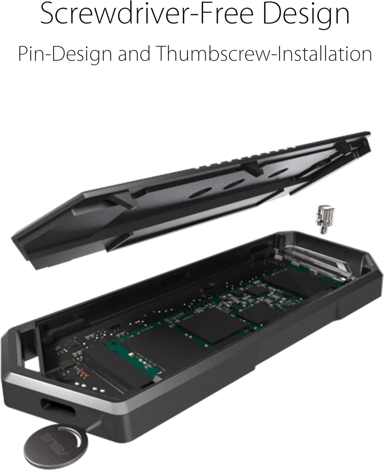 ASUS ROG STRIX Arion - Disco Externo para SSD M.2 NVMe