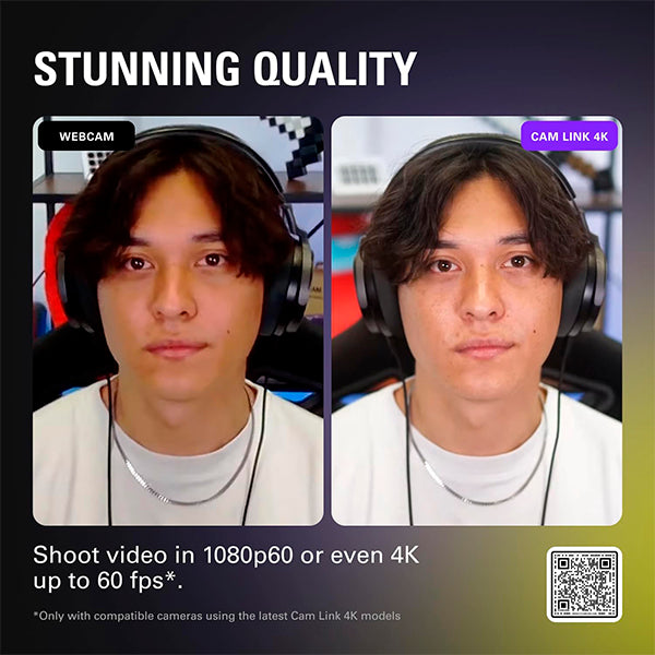 Elgato Cam Link 4K - Tarjeta de captura externa para DSLR 1080p60 o 4K30/4K60