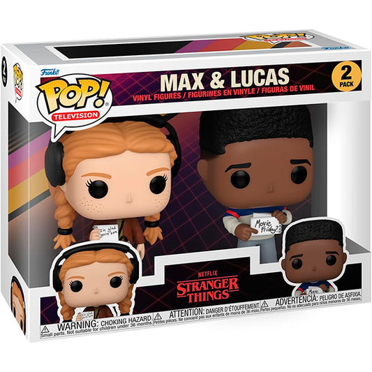 Funko POP! Stranger Things - Max Mayfield & Lucas (Pack 2)