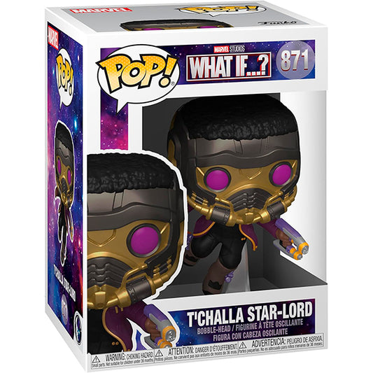 Funko Pop! Marvel: ¿Y si? - T'Challa Star-Lord #871