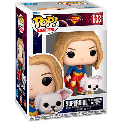 Funko Pop! Supergirl with Puppy Krypto #633