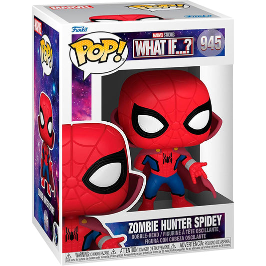 Funko Pop Marvel What If...? Zombie Hunter Spidey #945