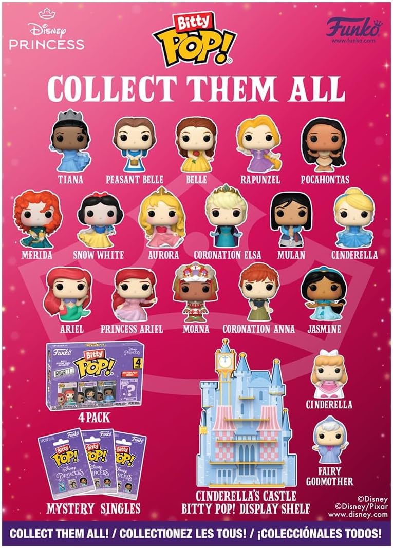 Funko Calendario de Adviento: Bitty: Disney Princess - 24 días de sorpresas
