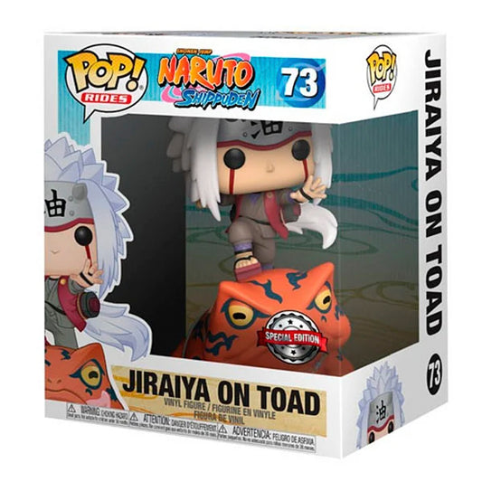 Funko POP! Naruto Shippuden #73 - Jiraiya sobre sapo. Exclusivo