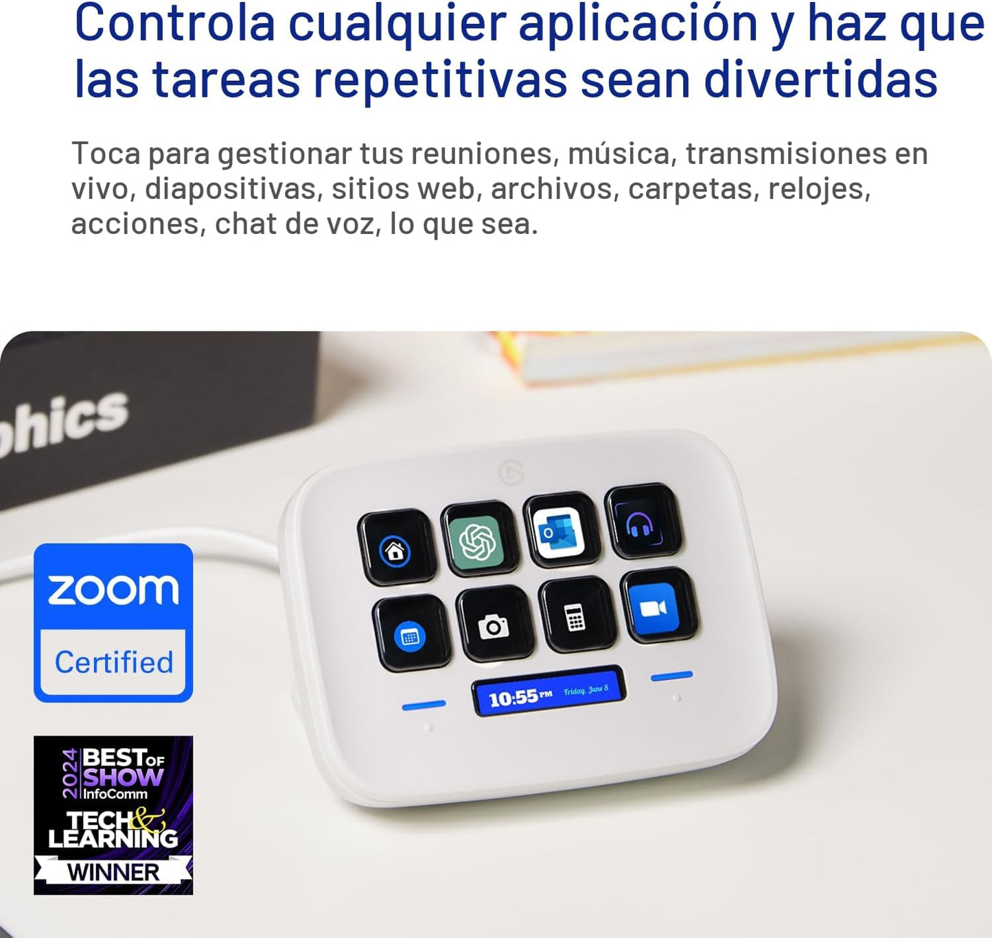 Elgato Stream Deck Neo – 8 teclas personalizables