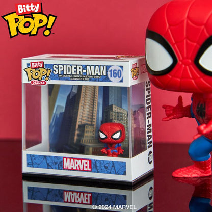 Funko Bitty Pop! Deluxe - Spider Man #160 (Paisaje Urbano)