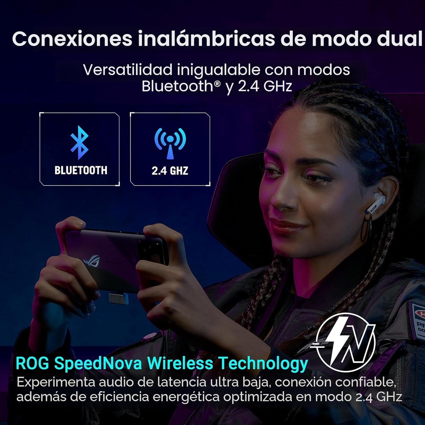 ASUS ROG Cetra True Wireless SpeedNova Gaming Earbuds
