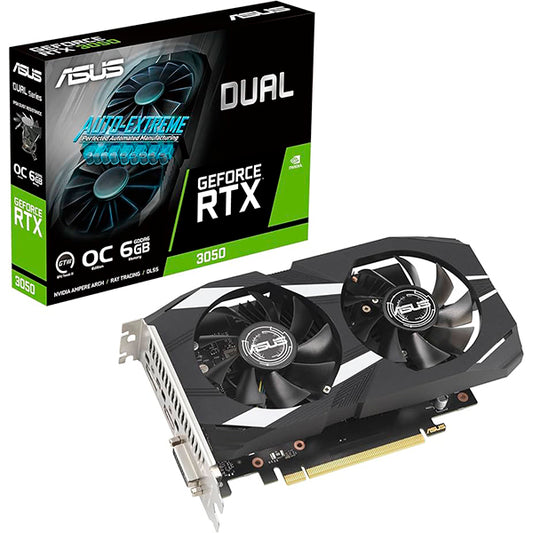 Tarjeta gráfica ASUS Dual NVIDIA GeForce RTX 3050 6GB OC
