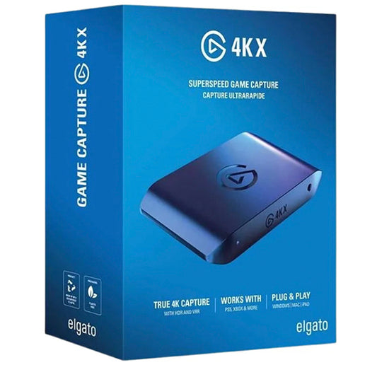 Capturadora Elgato 4K X - Captura hasta 4K144 con latencia ultrabaja