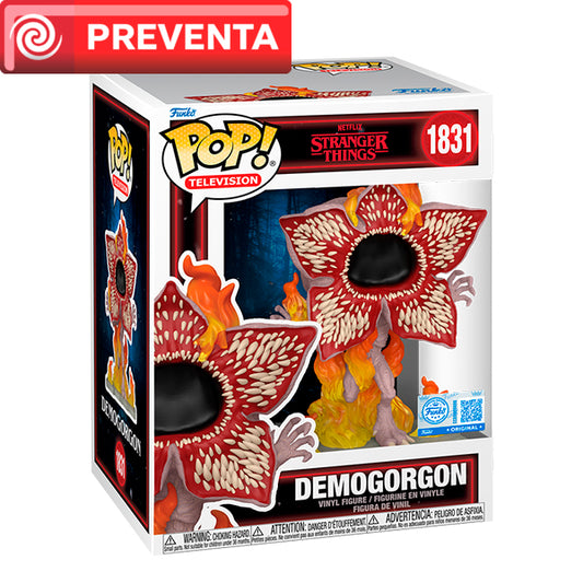Funko Pop! Premium Stranger Things - Demogorgon on Fire #1831 - PRE-VENTA!
