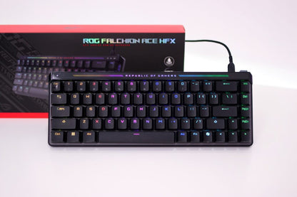Teclado ASUS ROG Falchion Ace HFX HFX - Teclado para juegos con efecto Hall – 65% TKL