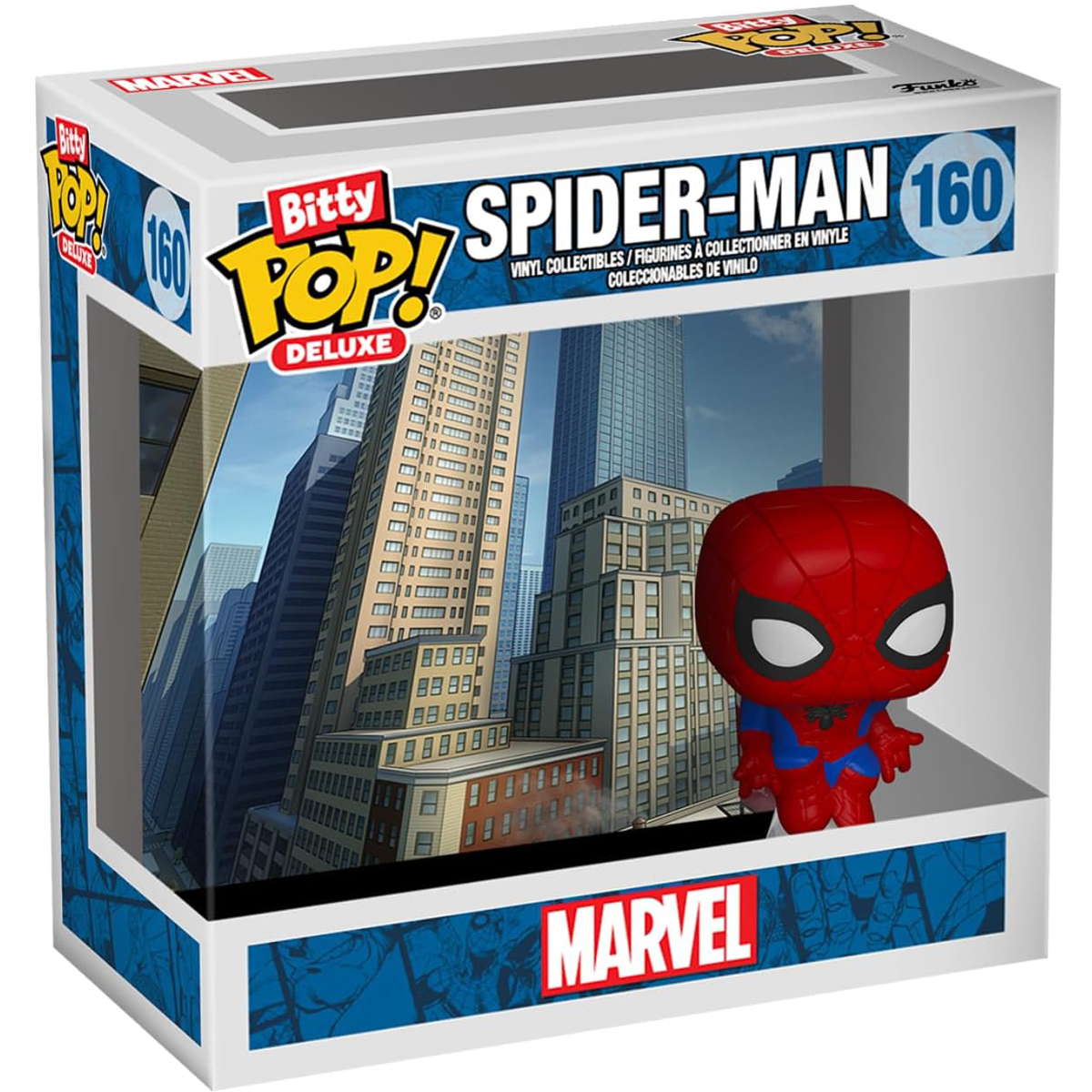 Funko Bitty Pop! Deluxe - Spider Man #160 (Paisaje Urbano)