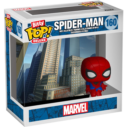 Funko Bitty Pop! Deluxe - Spider Man #160 (Paisaje Urbano)