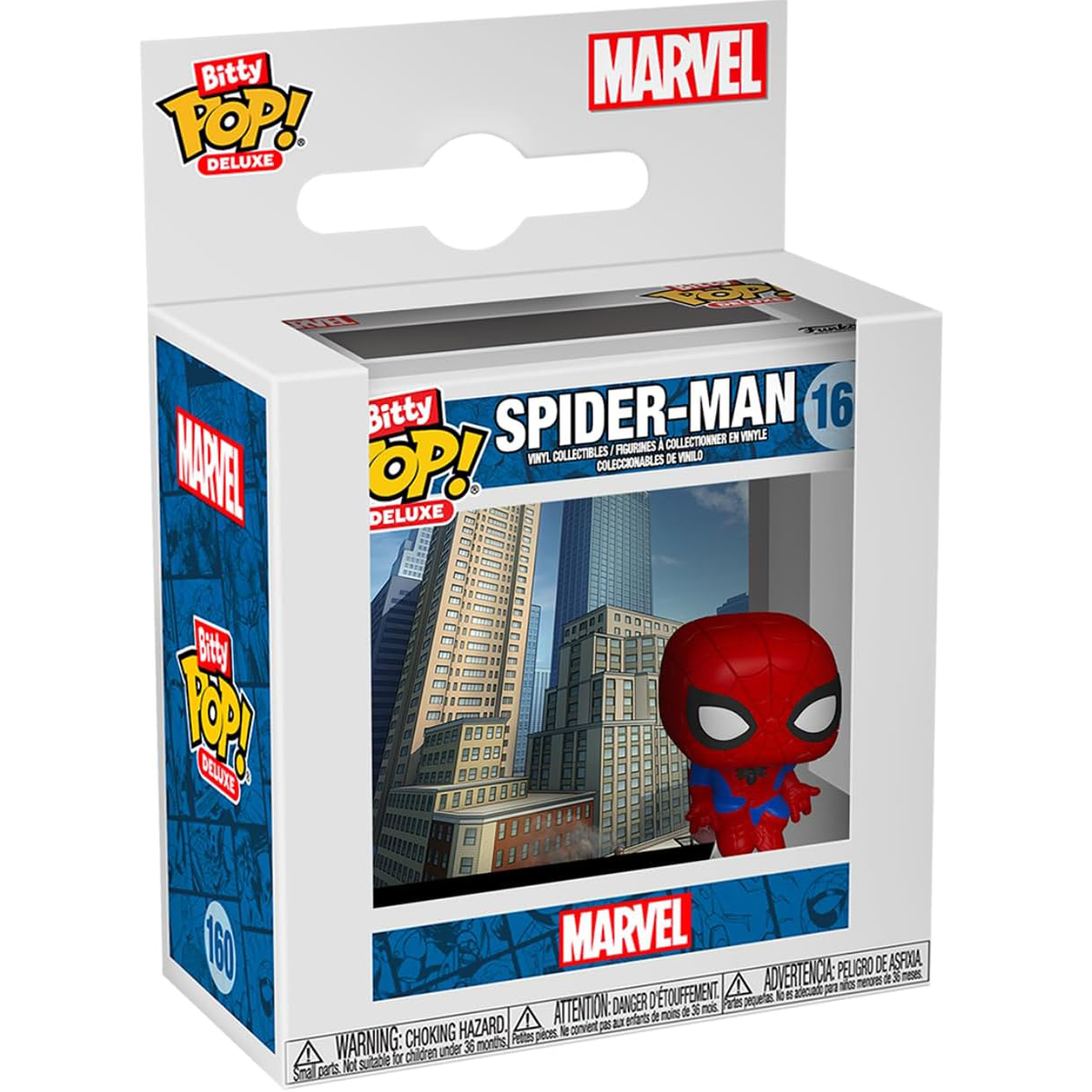 Funko Bitty Pop! Deluxe - Spider Man #160 (Paisaje Urbano)