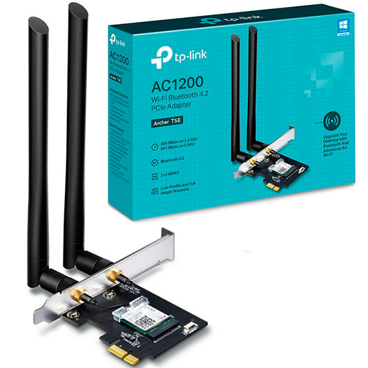 TP-Link Tarjeta WiFi PCIe para PC de escritorio - Archer T5E AC1200