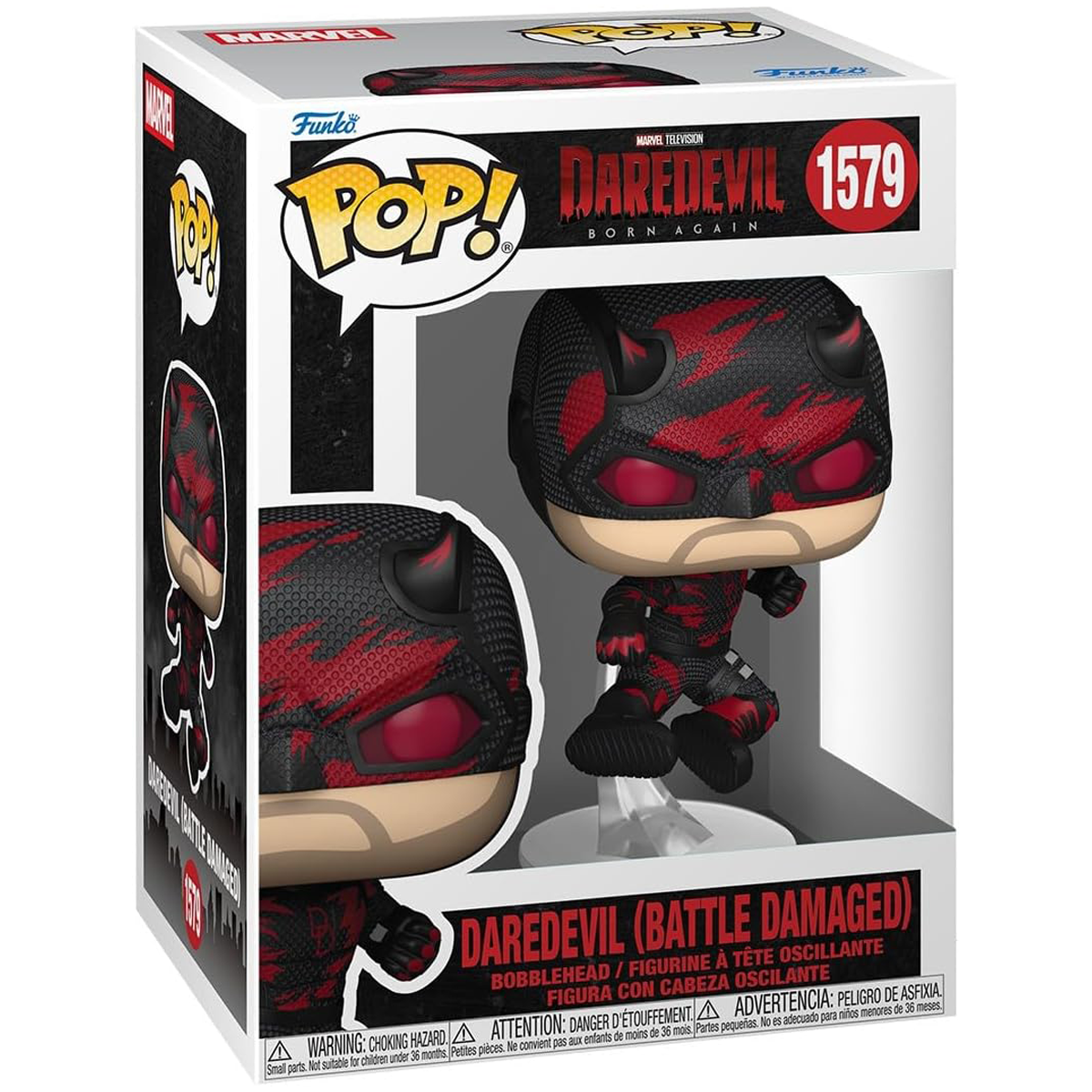 Funko Pop! Marvel: Daredevil Born Again - Daredevil Battle Damaged #1579