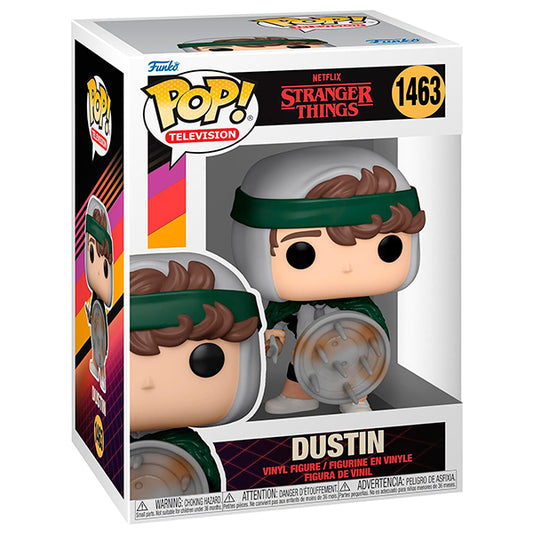 Funko POP! Stranger Things - Dustin con escudo #1463