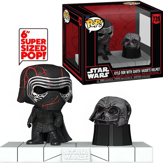 Funko Pop! Deluxe - Star Wars - Kylo Ren con casco Darth Vader #739