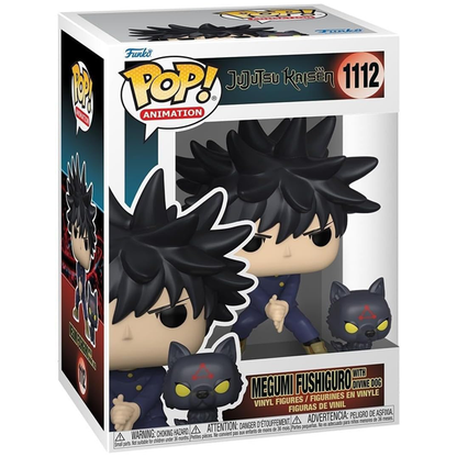 Funko POP! Megumi Fushiguro W/Divine Dog - Jujutsu Kaisen #1112